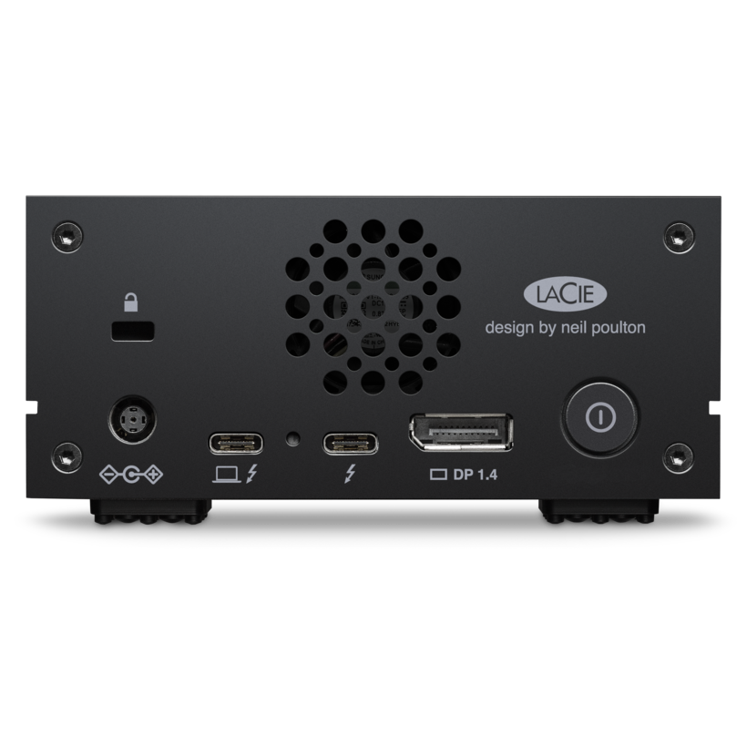 LaCie 1big Dock SSD Pro STHW4000800 - Hard Drive Array - 4 TB - 1 Bay - 4 TB x 1 SSD - USB 3.1, Thunderbolt 3 (external) - with 5 Year Rescue Data Recovery Service Plan