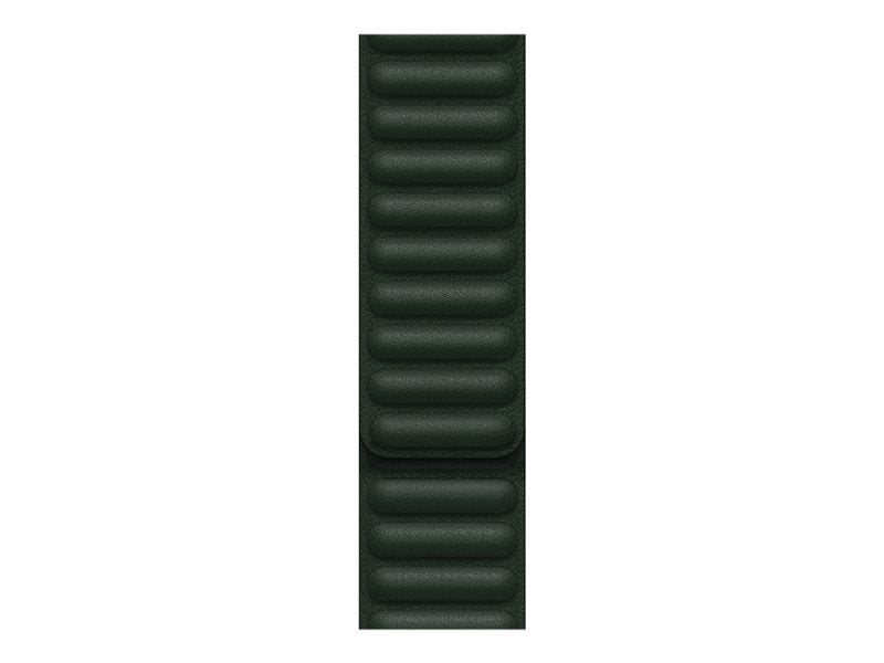 41mm Sequoia Green Leather Link - S/M