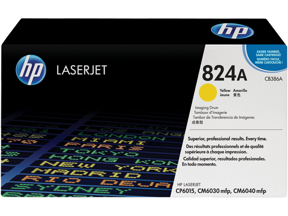 HP 824A - Amarelo - original - kit de tambor - para Color LaserJet CM6030, CM6040, CP6015