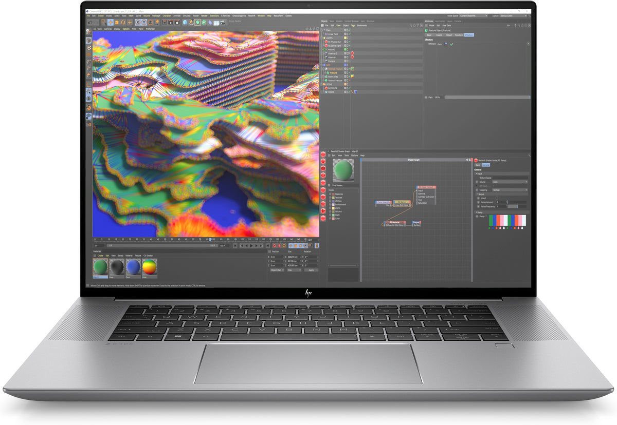 ZBOOK Studio 16 G9 - i7 12800H 2.4 GHz, Win 11 Pro 64 bits, GeForce RTX 3070 Ti 8 GB, 32 GB RAM, 1 TB SSD, 16" IPS 3840x2400, Wi-Fi 6E, prateado nouvelle, teclado Português