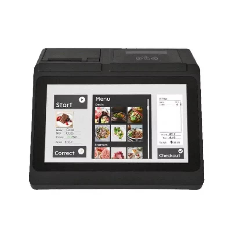 POS ZONERICH ZQ-T2180 - J1900 4GB 64GB SSD w/ Imp. 80mm & Viewfinder Client / W10PRO