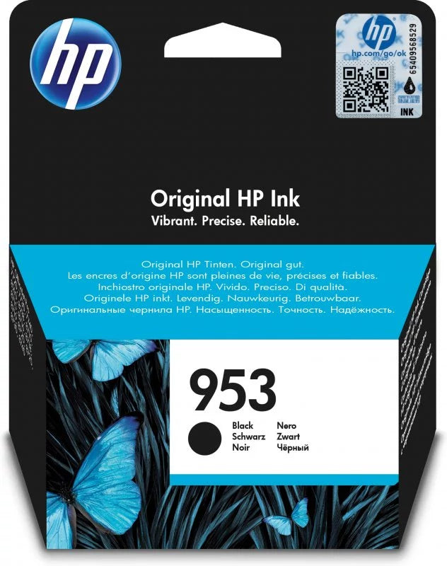 HP 953 - 20 ml - preto - original - blister - tinteiro - para Officejet Pro 77XX, 82XX, 87XX