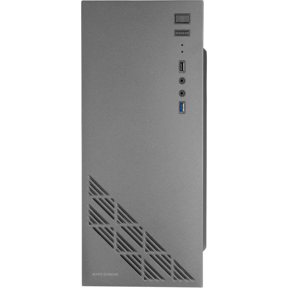 MARS GAMING MC100 ATX CASE, 1X FRGB FAN, WINDOW, FULL METAL, USB 3.0, BLACK (MC100)