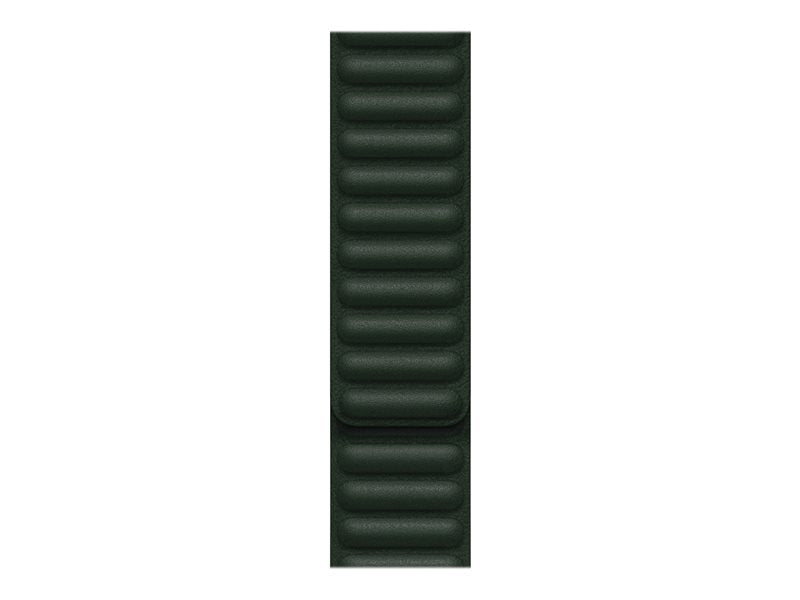 45mm Sequoia Green Leather Link - S/M