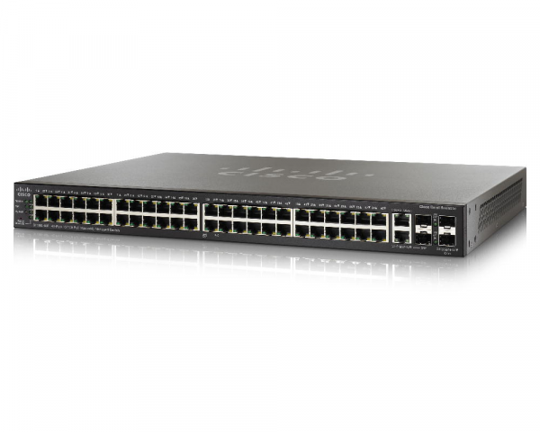 Cisco Small Business SF500-48 - Switch - Admin - 48 x 10/100 + 2 x Gigabit SFP + 2 x SFP combo - rail mountable (SF500-48-K9-G5)