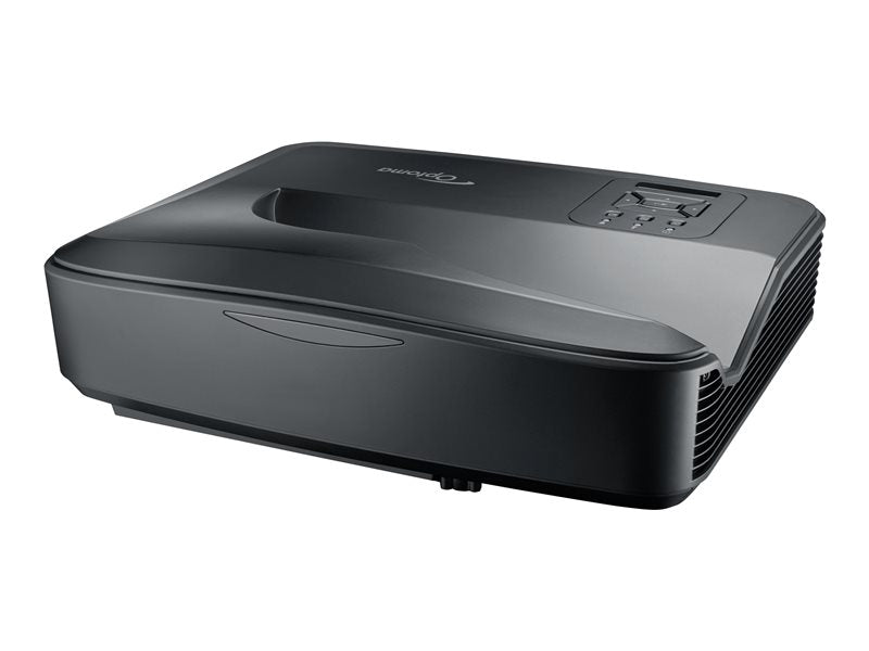 Optoma ZH420UST - Projector DLP - laser/fósforo - 3D - 4000 lumens - Full HD (1920 x 1080) - 16:9 - 1080p - lentes de projeção de distância ultra curta - preto