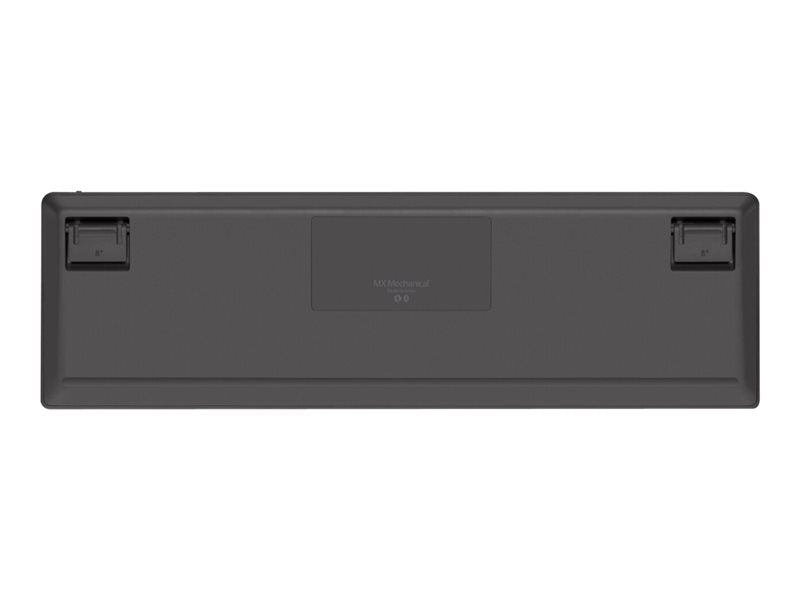 Logitech Master Series MX Mechanical - Teclado - retroiluminação - sem fios - Bluetooth LE - QWERTY - Padrão internacional americano - interruptor: Linear - grafite