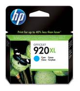 HP 920XL - High Performance - cyan blue - original - ink cartridge - for Officejet 6000, 6000 E609a, 6500, 6500 E709a, 6500A, 6500A E710a, 7000 E809a, 7500A