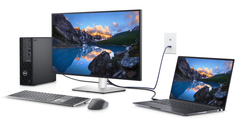Dell UltraSharp U2723QE - Monitor LED - 27" - 3840 x 2160 4K @ 60 Hz - IPS - 400 cd/m² - 2000:1 - 5 ms - HDMI, DisplayPort, USB-C - com 3 years Advanced Exchange Service - Disti SNS