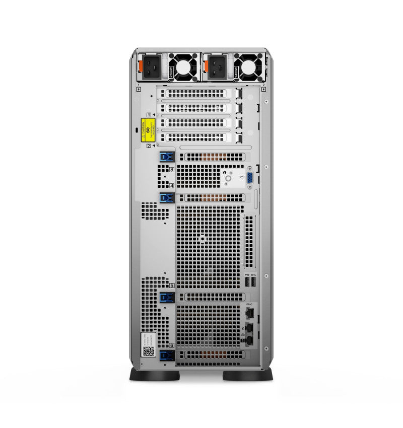Dell PowerEdge T550 - Servidor - torre - 5U - 2-way - 1 x Xeon Silver 4309Y / 2.8 GHz - RAM 16 GB - SAS - hot-swap (permuta) 2.5" compartimento(s) - SSD 480 GB - Gravador DVD - Matrox G200 - GigE - sem SO - monitor: nenhum - preto - BTP - com 3 Anos