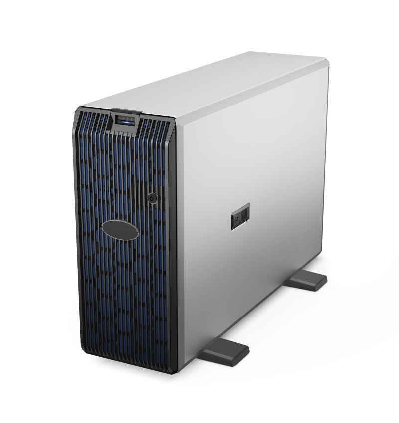 Dell PowerEdge T550 - Servidor - torre - 5U - 2-way - 1 x Xeon Silver 4309Y / 2.8 GHz - RAM 16 GB - SAS - hot-swap (permuta) 2.5" compartimento(s) - SSD 480 GB - Gravador DVD - Matrox G200 - GigE - sem SO - monitor: nenhum - preto - BTP - com 3 Anos