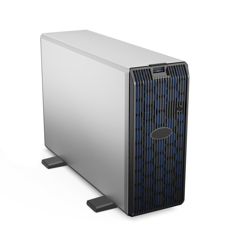 Dell PowerEdge T550 - Servidor - torre - 5U - 2-way - 1 x Xeon Silver 4309Y / 2.8 GHz - RAM 16 GB - SAS - hot-swap (permuta) 2.5" compartimento(s) - SSD 480 GB - Gravador DVD - Matrox G200 - GigE - sem SO - monitor: nenhum - preto - BTP - com 3 Anos