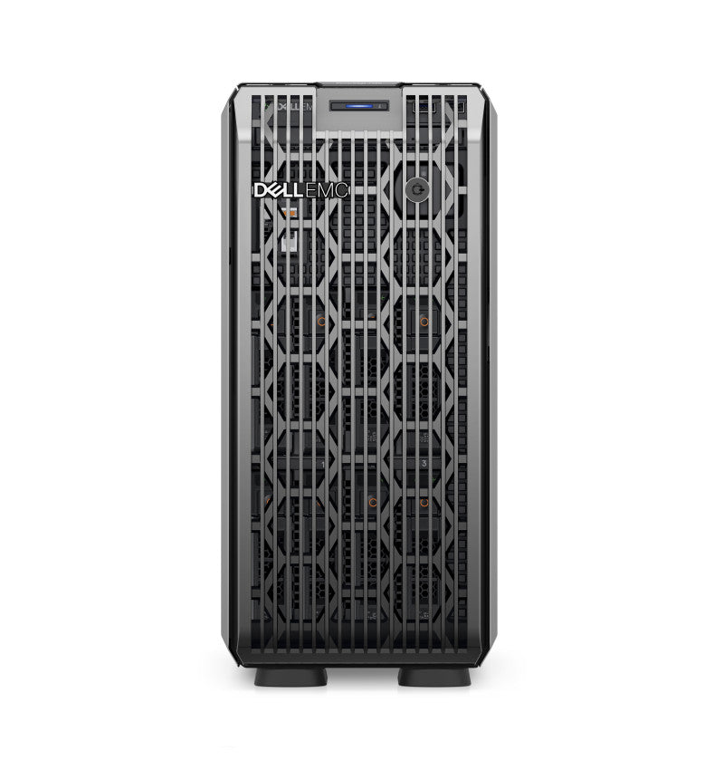 Dell PowerEdge T350 - Servidor - torre - 1 via - 1 x Xeon E-2336 / 2.9 GHz - RAM 16 GB - SAS - hot-swap (permuta) 3.5" compartimento(s) - HDD 600 GB - Matrox G200 - GigE - sem SO - monitor: nenhum - preto - BTP - com 3 Anos de Básico no Local