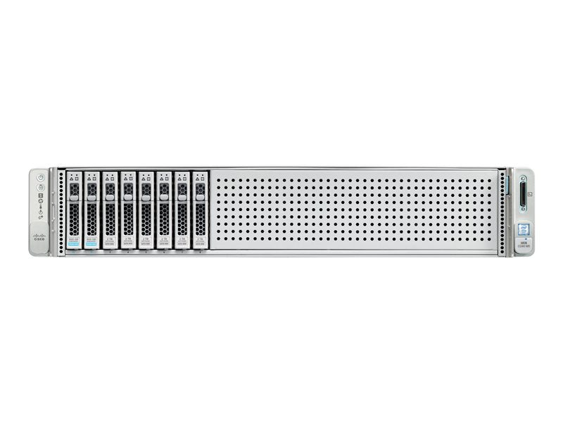 Cisco UCS C240 M5 SFF Rack Server - Servidor - montável em bastidor - 2U - 2-way - sem CPU - RAM 0 GB - SATA/SAS - hot-swap (permuta) 2.5" compartimento(s) - sem HDD - GigE, 10 GigE - monitor: nenhum