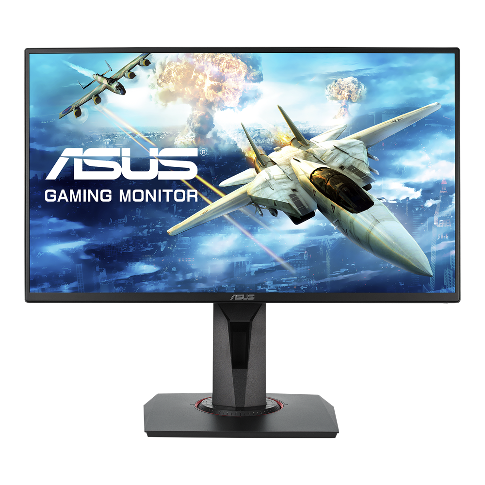 ASUS VG258QR - LED Monitor - 24.5" - 1920 x 1080 Full HD (1080p) - TN - 400 cd/m² - 1000:1 - 0.5 ms - HDMI, DVI-D, DisplayPort - speakers - black