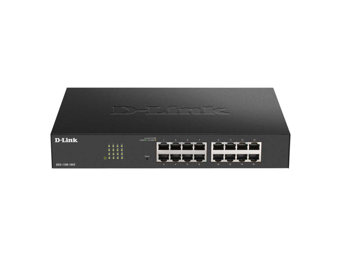 CONMUTADOR D-LINK CONMUTADOR EASYSMART DE 16 PUERTOS 10/100/1000MBPS