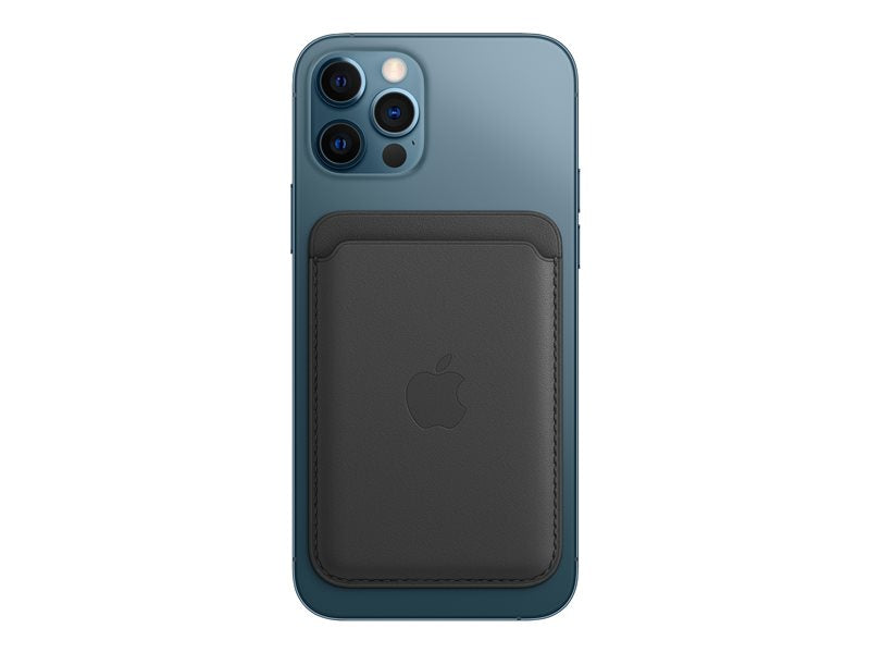 iPhone Leather Wallet with MagSafe - Black