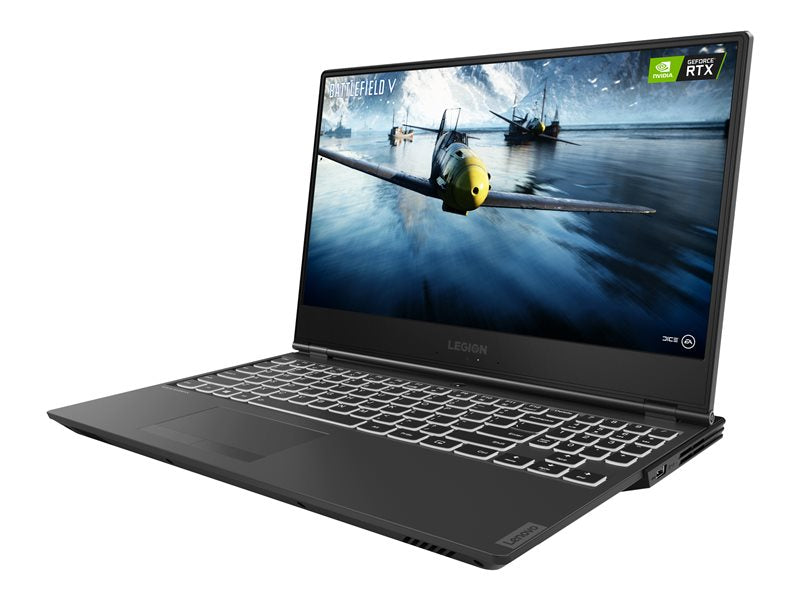 Lenovo Legion Y540-15IRH-PG0 81SY - Intel Core i7 9750H / 2.6 GHz - Win 10 Home 64-bit - GF GTX 1650 - 8 GB RAM - 512 GB SSD NVMe - 15.6" IPS 1920 x 1080 (Full HD) @ 144 Hz - Wi-Fi 5 - preto lustroso - kbd: Português