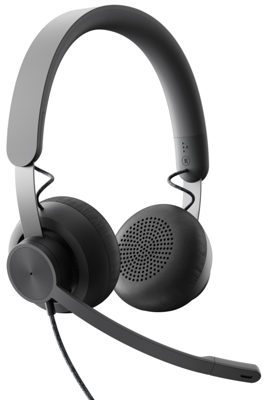 Logitech Zone Wired MSFT Teams - Headphones - In Ear - With Cable - USB-C - Graphite - Certified for Microsoft Teams