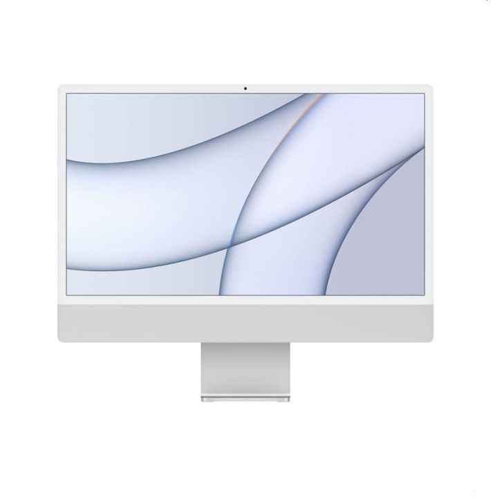 APPLE iMac 24P Retina 4,5K - Apple M1 8c CPU/8c GPU, 16GB, 256GB, Keyboard c/ numérico PT - Silver