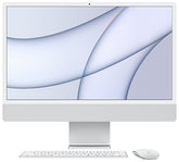 APPLE iMac 24P Retina 4,5K - Apple M1 8c CPU/8c GPU, 8GB, 1TB SSD, teclado c/ numérico PT - Silver