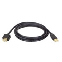 Ergotron - Cable de extensión USB - USB (M) a USB (F) - 1,8 m - negro - a P/N: 45-353-026, 45-354-026
