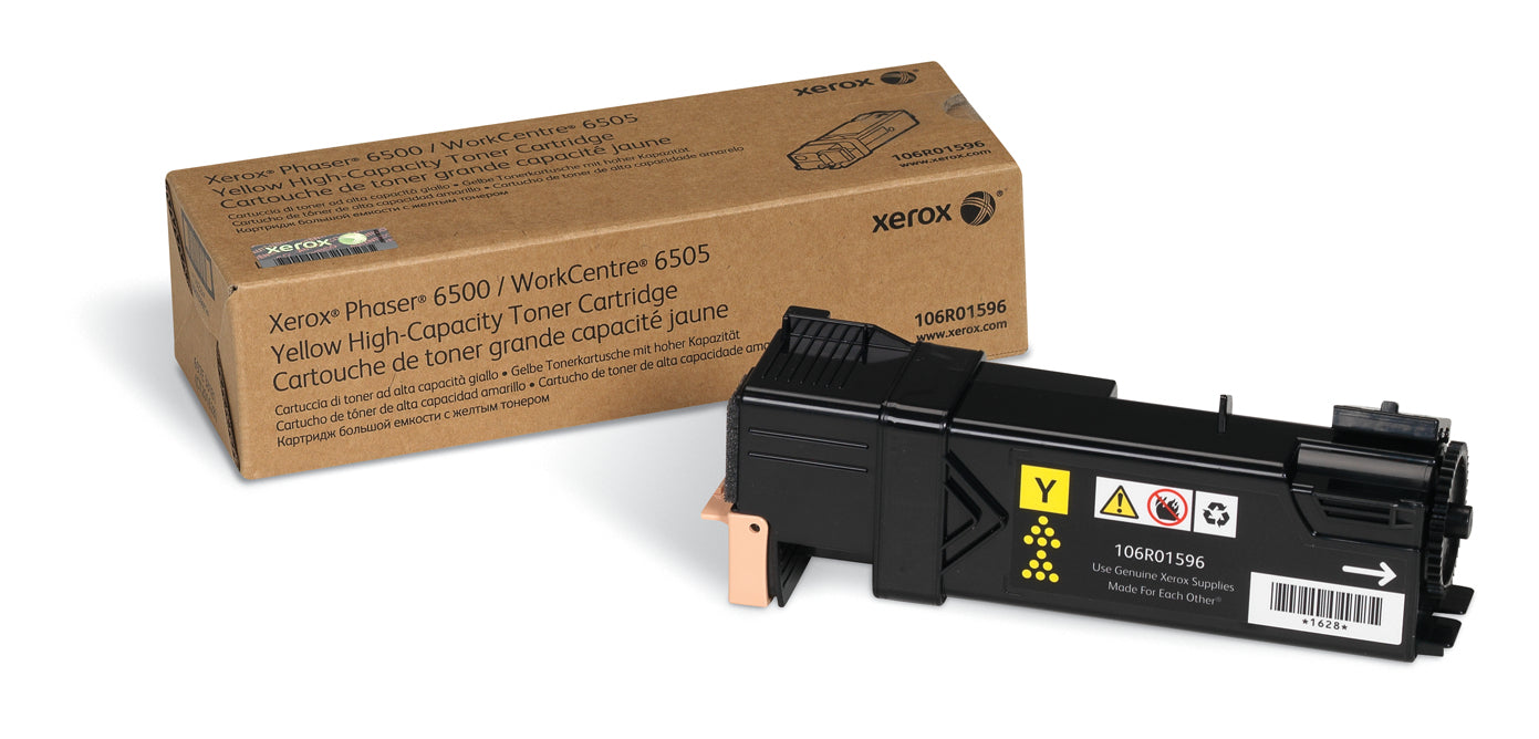 Xerox Phaser 6500 - Alta capacidad - Amarillo - Original - Cartucho de tóner - para Phaser 6500, WorkCentre 6505