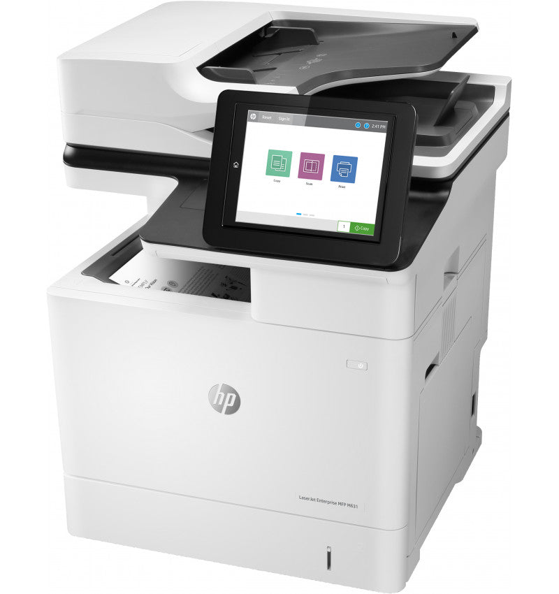 HP LaserJet Enterprise MFP M631dn - Impressora multi-funções - P/B - laser - 216 x 863 mm (original) - A4/Legal (media) - até 52 ppm (cópia) - até 52 ppm (impressão) - 650 folhas - USB 2.0, Gigabit LAN, USB 2.0 host