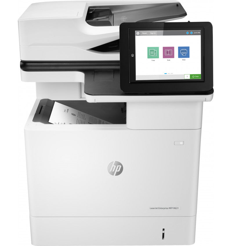 HP LaserJet Enterprise MFP M631dn - Impressora multi-funções - P/B - laser - 216 x 863 mm (original) - A4/Legal (media) - até 52 ppm (cópia) - até 52 ppm (impressão) - 650 folhas - USB 2.0, Gigabit LAN, USB 2.0 host