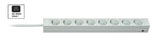 Knürr DI-STRIP Compact UPS - Regleta de distribución de energía (montable en rack) - AC 230 V - conectores de salida: 8 - 1U - 19" - gris claro, RAL 7035