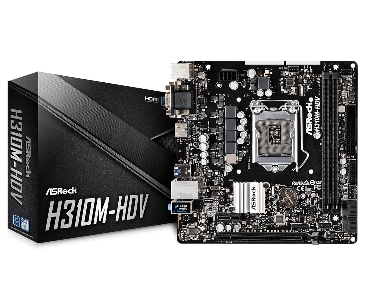 H310CM-HDV LGA1151 DDR4 CPNT