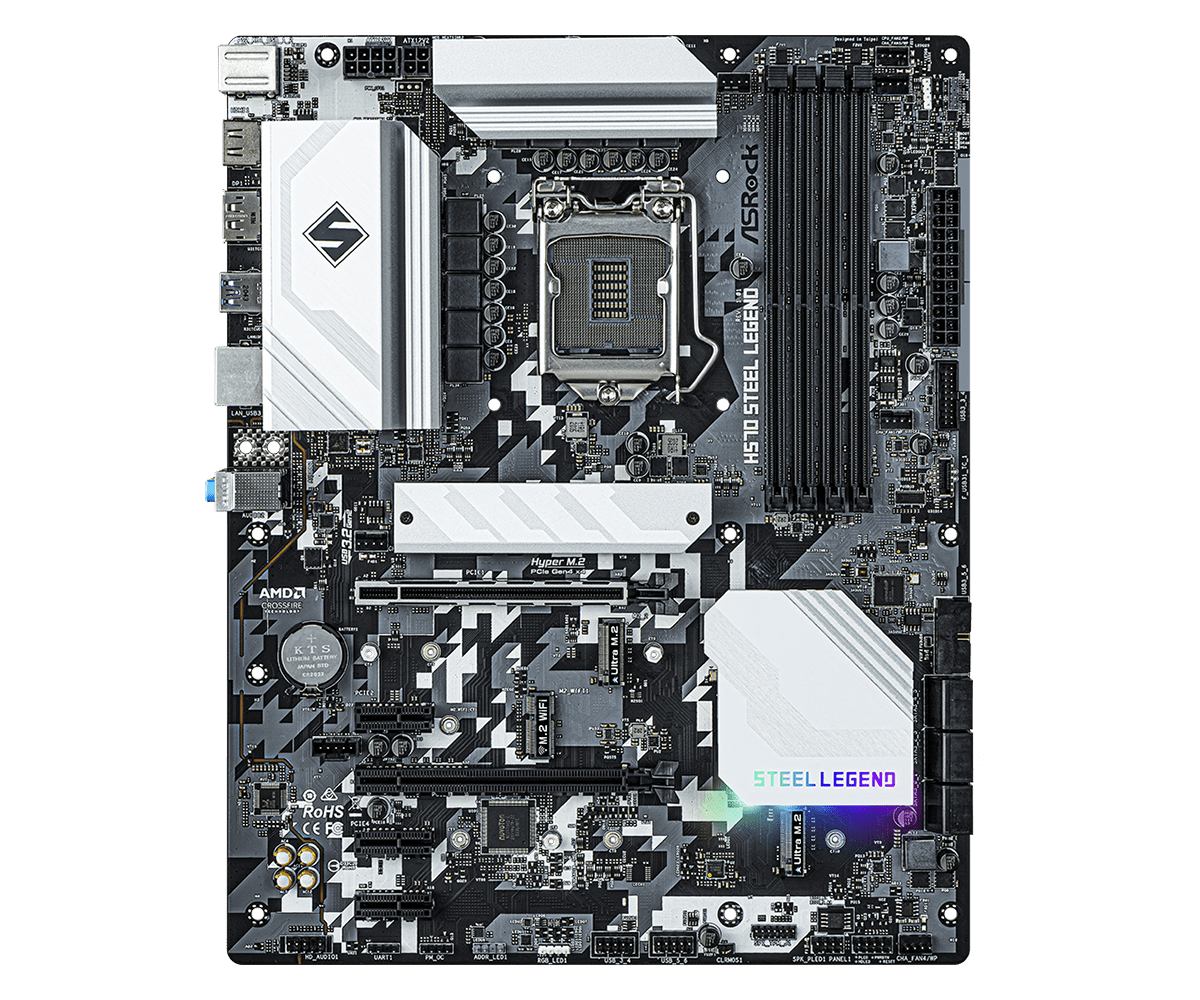 H570 STEEL LEGEND ATX LGA1200 4CPNT