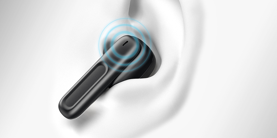 Auriculares MARS GAMING MIHB TRUE WIRELESS EARPHONES, DUAL DRIVER, BT 5.1, LOW LATENCY, BLACK (MHIB)