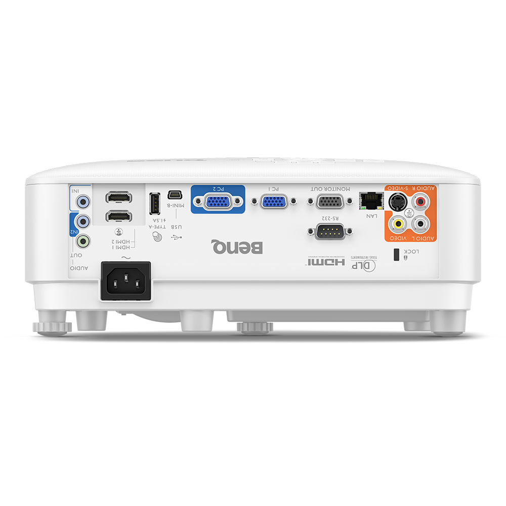 BenQ MX825STH - DLP Projector - Portable - 3500 ANSI Lumens - XGA (1024 x 768) - 4:3 - Fixed Lens Short Throw Projection - LAN