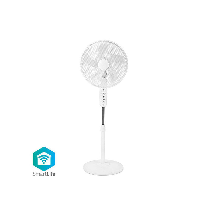 NEDIS WIFI SMART FAN CON PIE 40CM BLANCO