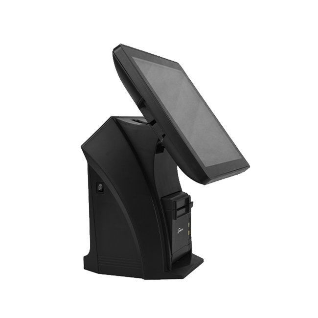 POS ZONERICH ZQ-P1088MAX+ 15.6" Touch J1900 4GB 64GB SSD / W10PRO w/ 2x20 Client Display & 80mm Print