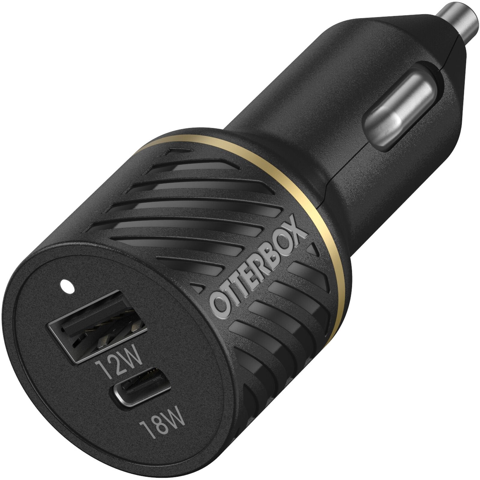 CARGADOR COCHE OB 30W USB-C+USB-A PD BLK