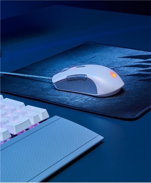 Corsair M55 RGB PRO Mouse, White 12000DPI