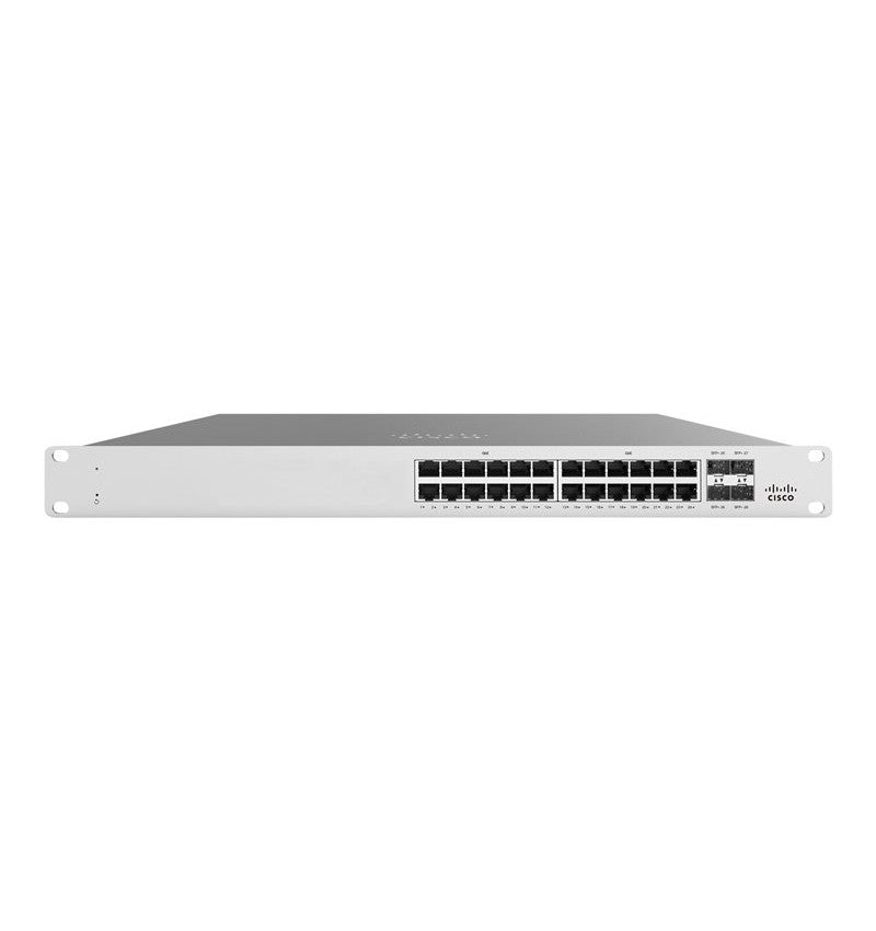 Cisco Meraki Cloud Managed MS125-24 - Switch - Managed - 24 x 10/100/1000 + 4 x 10 Gigabit SFP+ - desktop, wall mountable (MS125-24-HW?NON_EDI)