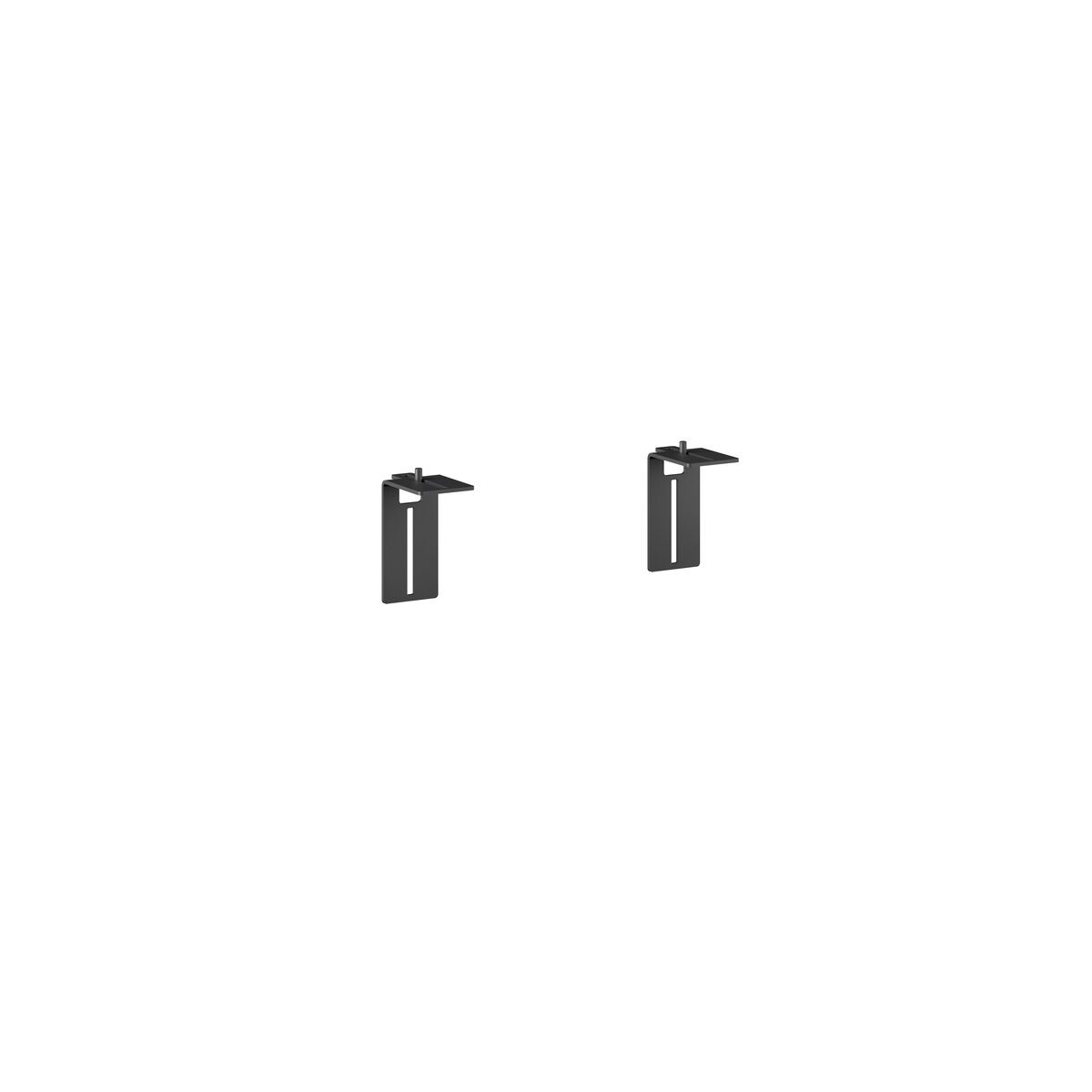 Vogel's RISE A121 - Mounting Hardware (2 mounting brackets) - for soundbar - black - bracket mountable