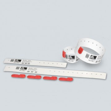 WRISTBAND CLIPS RED 290/PACK