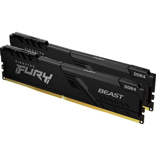 KINGSTON MEM 32GB 3200MT/s DDR4 CL16 DIMM (Kit of 2) FURY BEAST BLACK