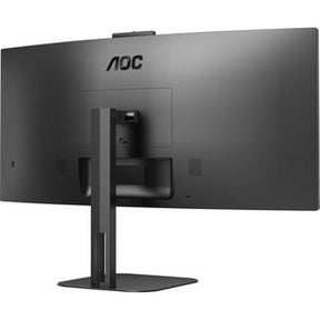 AOC MONITOR VA 34 21:9 WQHD HDMI DP USB-C COLUNAS WEBCAM HAS CU34V5CW/BK