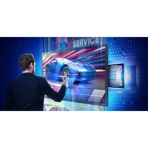Samsung QM55B-T 1386.84 mm LCD Digital Signage Display - Energy Star - Touchscreen Cortex A72 1.70 GHz - 3840 x 2160 - Edge LED - 400 cd/m² - 2160p - USB - HDMI - Serial - Wireless LAN - Bluetooth - Ethernet - Tizen 6.5