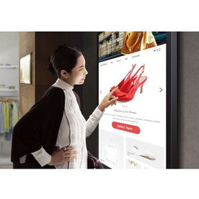 Samsung QM55B-T 1386.84 mm LCD Digital Signage Display - Energy Star - Touchscreen Cortex A72 1.70 GHz - 3840 x 2160 - Edge LED - 400 cd/m² - 2160p - USB - HDMI - Serial - Wireless LAN - Bluetooth - Ethernet - Tizen 6.5
