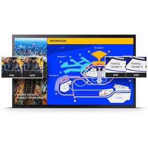 Samsung QM55B-T 1386.84 mm LCD Digital Signage Display - Energy Star - Touchscreen Cortex A72 1.70 GHz - 3840 x 2160 - Edge LED - 400 cd/m² - 2160p - USB - HDMI - Serial - Wireless LAN - Bluetooth - Ethernet - Tizen 6.5