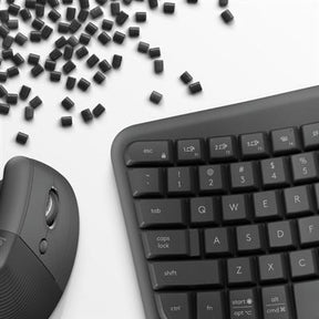 Logitech Wave Keys and Lift Combo Graphite CH Wireless Keyboard and Mouse Set