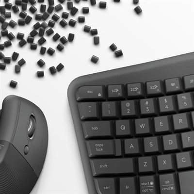 Logitech Wave Keys and Lift Combo Graphite CH Wireless Keyboard and Mouse Set