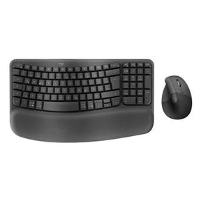Logitech Wave Keys and Lift Combo Graphite CH Wireless Keyboard and Mouse Set