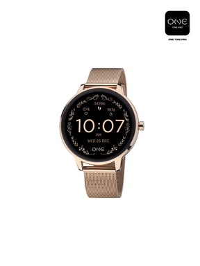 Smartwatch One QueenCall Rosegold Mesh